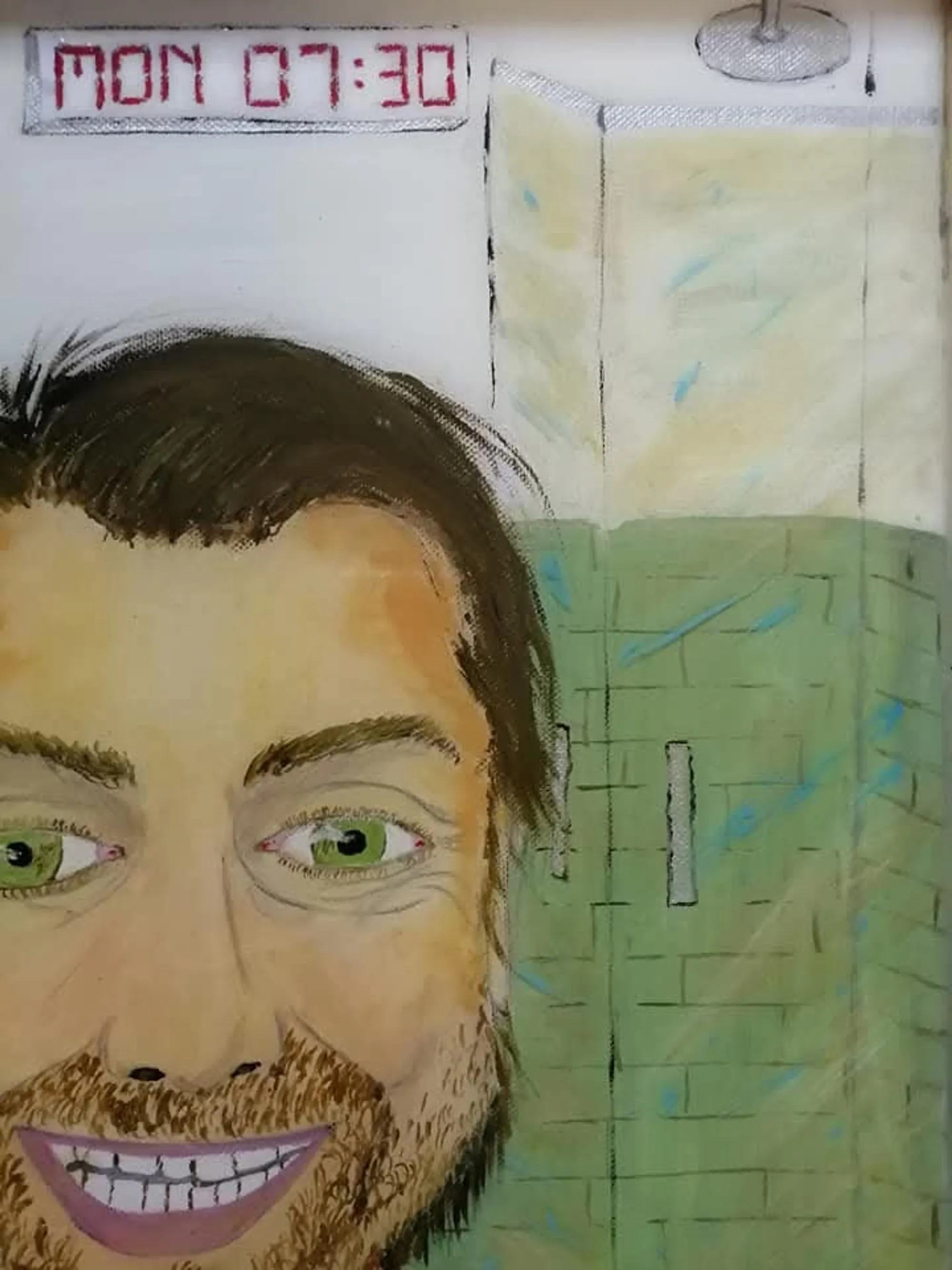 Détail de Autoritratto (2)