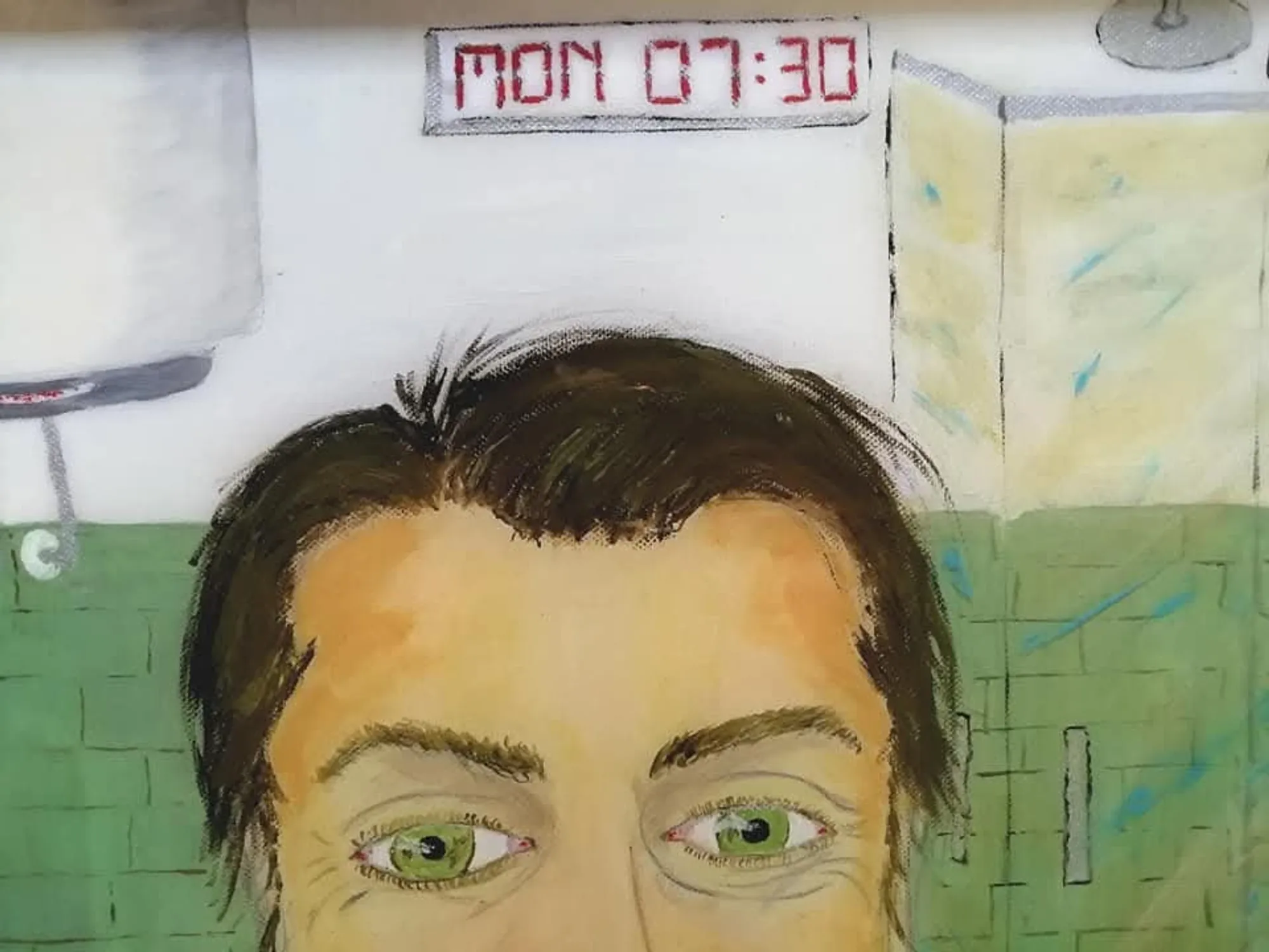 Détail de Autoritratto (3)