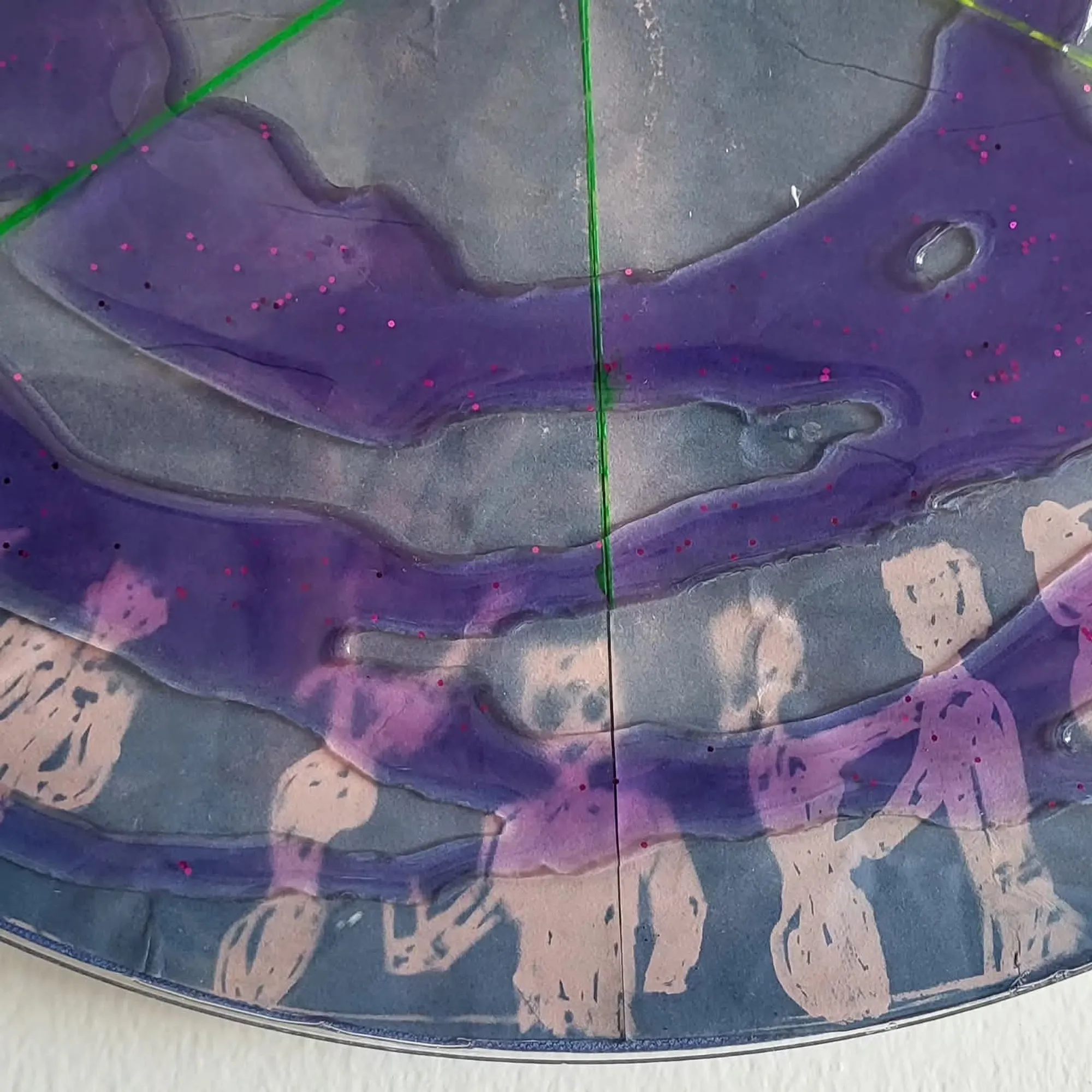 Detail von Purple disco party (3)